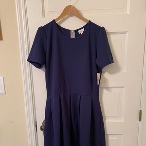 Purple/blue LuLaRoe Amelia